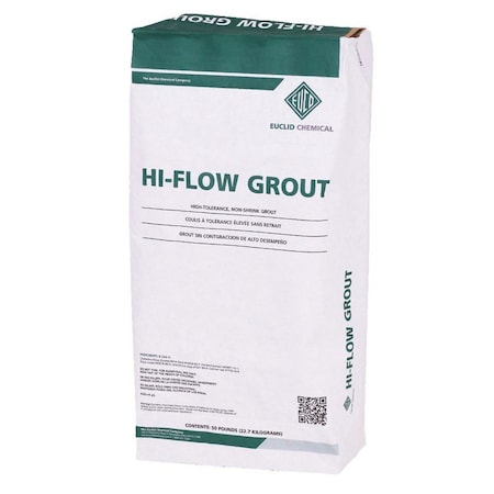 Euclid Chemical Euclid Hi-Flow High-Tolerance Non-Shrink Grout 50lbs 088H 50
